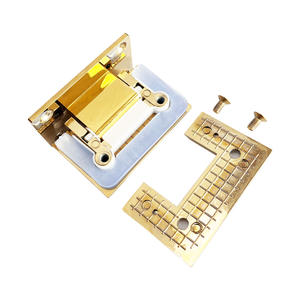 90 डिग्री फ्रेमलेस ग्लास दरवाजा पिवट आधुनिक डिजाइन पीतल जस्ता मिश्र धातु स्टेनलेस स्टील शॉवर बाथरूम बाड़े ग्लास हिंज - Product Image 3