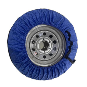 ผ้าคลุมยางอะไหล่แบบกันน้ำ ทนทานทุกสภาพอากาศ ผลิตจากผ้า Oxford 600D สำหรับกีฬาฤดูหนาว พร้อมกระเป๋าเก็บของอย่างปลอดภัย - Product Image 4