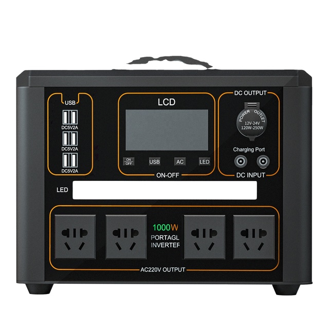 AC DC USB Power Station 220 Volt Solar Portable Charger Power Bank Station