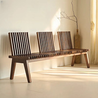 Silla de Descanso Moderna de Madera Maciza para Dormitorio, Banco Plegable Resistente, Silencioso, Informal, para Cambiar Zapatos, Taburete para Comedor y Sala de Estar