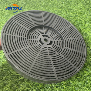 Filtro de carbón para campana extractora, control de olores y <span class=keywords><strong>grasa</strong></span> circular de carbón activado para escape de <span class=keywords><strong>cocina</strong></span> - Product Image 6