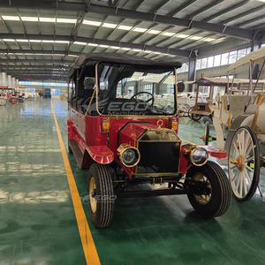 รถยนต์ไฟฟ้าโบราณสีแดงประสิทธิภาพสูง รถยนต์วินเทจไฟฟ้าสำหรับปรับแต่งสี/เบาะนั่ง รถยนต์คลาสสิก - Product Image 2