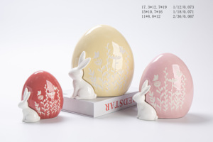 Adorno <span class=keywords><strong>de</strong></span> <span class=keywords><strong>huevo</strong></span> <span class=keywords><strong>de</strong></span> conejo <span class=keywords><strong>de</strong></span> cerámica ecológico hecho a mano, artesanías creativas <span class=keywords><strong>de</strong></span> conejito <span class=keywords><strong>de</strong></span> <span class=keywords><strong>porcelana</strong></span> para niños para graduación Diwali, <span class=keywords><strong>huevo</strong></span> <span class=keywords><strong>de</strong></span> Pascua personalizado - Product Image 3