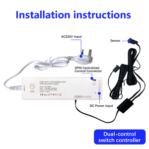 Adaptador <span class=keywords><strong>de</strong></span> Corriente <span class=keywords><strong>de</strong></span> 12V con Enchufe EU/US, <span class=keywords><strong>Convertidor</strong></span> AC/DC <span class=keywords><strong>de</strong></span> 36W/60W/100W para Lámpara LED <span class=keywords><strong>de</strong></span> Gabinete - Product Image 4