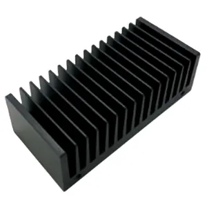 Good quality CNC milling aluminum block customized square Amplifier Heatsinks enclosure heat sink cases