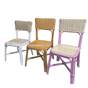 Chaise enfant en rotin style bohème, faite à la main, pour événements et décorations d'anniversaire, provenance Vietnam - Product Image 5