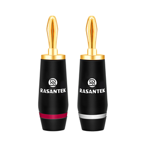 <span class=keywords><strong>Berilio</strong></span> cobre electrochapada oro 24K conectar banana para cable de altavoz - Product Image 1