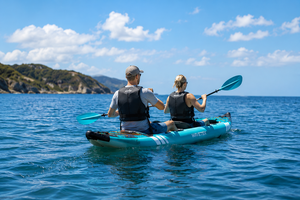 Kayak gonflable pour 2 personnes, PVC Drop Stitch, léger, bateau de pêche, de surf et de sport - Product Image 4