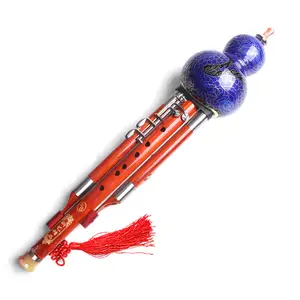 <span class=keywords><strong>Flauta</strong></span> <span class=keywords><strong>Hulusi</strong></span>, Instrumento Tradicional Chino, <span class=keywords><strong>Flauta</strong></span> de Calabaza, Material de Resina, Clave de Sol - Product Image 1