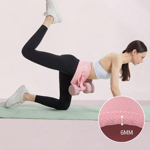 Ceinture de poussée des hanches en nylon SBR robuste, confortable et antidérapante pour renforcer les fessiers, idéale pour les haltères et l'entraînement musculaire. - Product Image 5