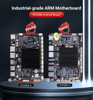 Carte mère RK3588 avec processeur 2,4 GHz, NPU 6 TOPs, GPU Mali-G610, 4 Go/8 Go de RAM + 64 Go EMMC, carte de développement avec double LAN/sortie