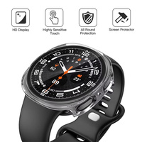 Voor Samsung Galaxy Watch 9 40 mm schermbeschermerhoes voor Galaxy Watch 8 Hard PC-bumper van gehard glas