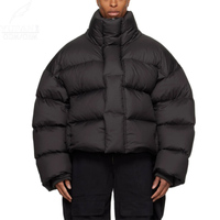 Veste en duvet épaisse et ample pour homme, imperméable, tendance, personnalisée par Yufan, OEM