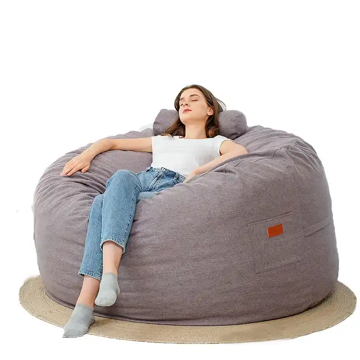 No Filling Oversized Luxury Comfortably Accommodate Two Adults Beanbag  Cover Indoor 7 Ft Bean Bag Cover - Buy No Filling Oversized Luxury  Comfortably Accommodate Two Adults Beanbag Cover Indoor 7 Ft Bean