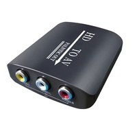 Convertidor Adaptador Mayorista HDM1 a AV Compuesto (CVBS) y S-Video + Audio con Salida de Interruptor PAL/NTSC