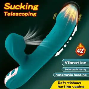 自动加热g点振动器阴蒂成人性爱和情侣快乐吮吸振动器推阴茎女性性玩具