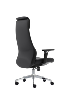 Chaise de bureau ergonomique en cuir à bascule moderne et mobile de luxe chaise de bureau d'ordinateur pivotante confortable en gros
