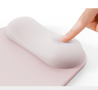 Repose-poignets double pour souris, couleur dégradée simple, protection épaissie pour poignets, idéal pour ordinateur et bureau