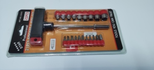 Trung Quốc Nhà chuyên nghiệp sửa chữa DIY <span class=keywords><strong>Kraft</strong></span> wrenches ổ cắm bits 22 cái tay công cụ thiết lập - Product Image 4