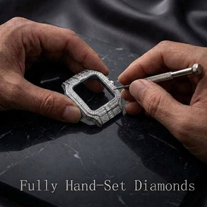 <span class=keywords><strong>Montre</strong></span>-bracelet automatique de luxe pour homme, style Hip Hop, entièrement sertie de moissanite VVS1 couleur D, passe le testeur de diamant - Product Image 6