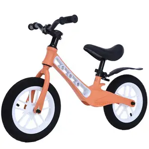 Richbit — mini vélo d'équilibre rose/magnésium pour enfants, cadre en alliage de magnésium, nouveau design cool, de 2 à 4 ans