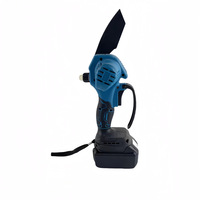 Mini-kettingzaag 6 inch snoerloos borstelloos elektrisch handzaam 21V accu voor tuin, boomtakken snoeien en hout zagen