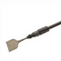 ALLMARINE LH-001 Grattoir pneumatique à long manche pour l'élimination de la rouille Longueur 107CM Largeurs 50/100 200 300MM 0.59MPA 500Nm