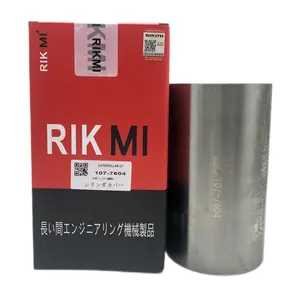 Rikmi High Quality Engine Cylinder Liner Kit For Caterpillar C7 3306 Engine Excavator 107-7604