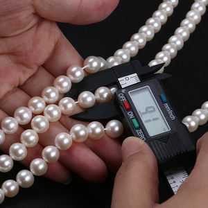 سوار من الخرز للؤلؤ المياه العذبة دائري أبيض طبيعي من الدرجة AAA للبيع بالجملة من المصنع إكسسوارات مجوهرات يمكنك صنعها بنفسك - Product Image 5