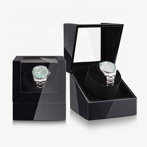 MINEESI Boîtier de remontoir de <span class=keywords><strong>montre</strong></span> automatique rotatif simple, personnalisé avec logo, finition brillante, OEM ODM, en bois, de <span class=keywords><strong>luxe</strong></span>, protecteur et durable - Product Image 2