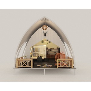 Dimensione su misura prezzo di fabbrica all'aperto Hotel deserto <span class=keywords><strong>tenda</strong></span> di lusso Glamping <span class=keywords><strong>tenda</strong></span> con bagno impermeabile in PVC Glamping - Product Image 3