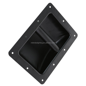 Mango de metal con revestimiento de pulverización para altavoz, accesorio negro para estante, piezas de gabinete, funda de altavoz, tiradores de armario - Product Image 5