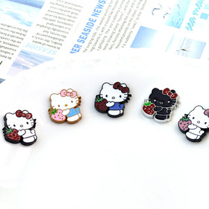 <b>Hello</b> <b>Kitty</b> Strawberry Plastic Hair Clips Diy Jewelry <b>Accessories</b> For Gift - Product Image 3