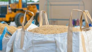 Sac jumbo de 1 tonne d'usine, sac en vrac tissé en polypropylène antistatique de 1000 kg, fond plat, décharge pour le stockage de matériaux en vrac - Product Image 2