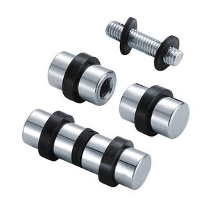 Support de <span class=keywords><strong>fixation</strong></span> en acier pour étagère, double face, pour armoire vitrée, connecteurs métalliques - Product Image 1