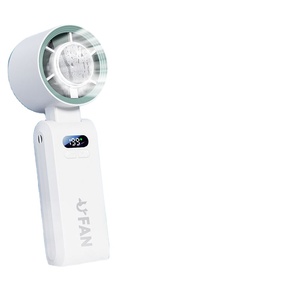 Rechargeable <b>Mini</b> Portable <b>Fan</b> with Power Bank Function Foldable Wearable <b>USB</b> for Indoor/Outdoor & Car Use - Product Image 1