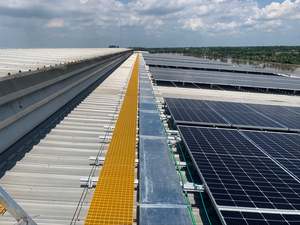 แผงโซลาร์เซลล์โมโน PERC จีน ราคาประหยัด 30W 36 เซลล์ รุ่น PW30Wp-36M พร้อมรับประกัน 12 ปี ขาย - Product Image 1