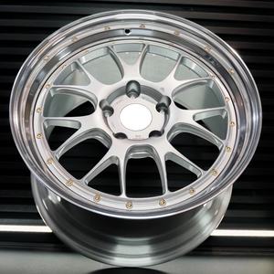 Ruedas DJJ de 2 Piezas Forjadas 5x112 LM-<span class=keywords><strong>R</strong></span> <span class=keywords><strong>18</strong></span> 19 20 21 22 Pulgadas en Plata y Oro para <span class=keywords><strong>BMW</strong></span> G80 G82 G87 M2 M3 M4 G30 G38 G12 G90 - Product Image 1