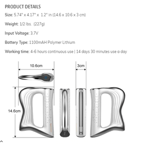 Productos de Masaje, Estimulador Electrónico, Terapia Física, Masajeador Muscular de Vibración Hyperblade - Product Image 4