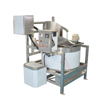 Nieuwe industriële automatische afvoer SUS304 centrifugale ontvettingsmachine op maat gemaakte commerciële machine voor het ontwateren van gefrituurde voedingsmiddelen en groenten