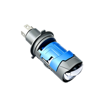 Mini projecteur laser JHS H4, ampoule de phare LED Fisheye Bi-LED, 8000 lumens, 6000K, pour moto et voiture