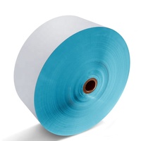 Etiqueta Adhesiva Personalizada con Código de Barras, Base de Papel Grande de 48g, Recubrimiento Semibrillante, Doble Capa, Adhesivo Fuerte, Rollo Jumbo, Logotipo Personalizado