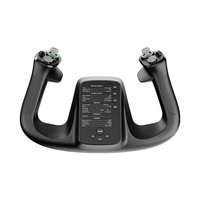 Manette de jeu sans fil MOZA MFY YOKE 2,4 GHz pour simulateur de vol avec double vibration, design écologique, noir pour PC