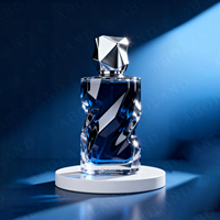 Nuevo Diseño de Lujo, Botella de Perfume con Logotipo Personalizado y Decoración de Borlas de Color, Botella de Perfume de Vidrio