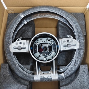 Volante de Cuero Personalizado 809 para <span class=keywords><strong>Mercedes</strong></span> <span class=keywords><strong>Benz</strong></span> W210 W218 W221 W222 W176 W118 C250 E350 - Product Image 3