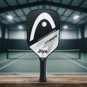 Paleta de Pickleball Jiya Cyber Elite, Superficie de Fibra de Vidrio, Color Negro/Blanco, Peso 230g, para Niveles Principiantes a Intermedios - Product Image 1