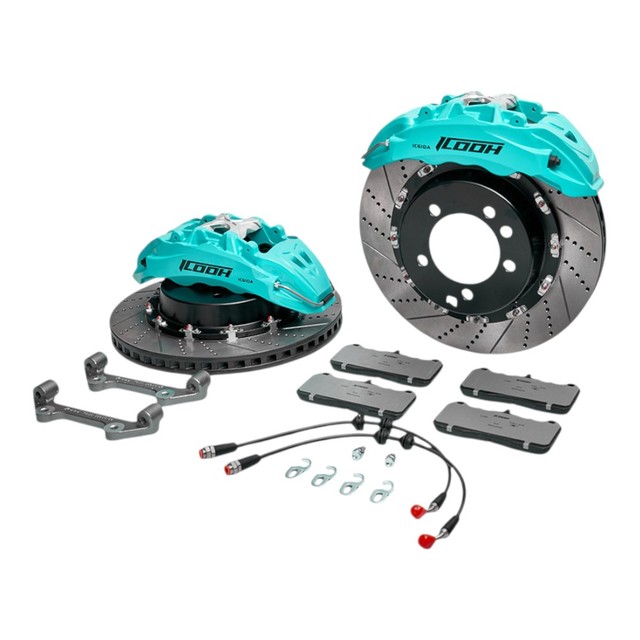 Icooh IC6 Racing Car Big Brake Caliper Kit Front 10 Pot 420 Mm Rear Electronic Brakes 4 Pistons 400 for AUDI S3 S4 S5 S6