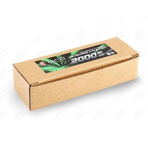 Batterie Lipo Gens Ace 2000mAh 2S 3S 5C Prise Futaba EHR Contrôleur de vol Flysky Émetteur-récepteur RC 140g Moule privé - Product Image 5