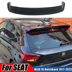สปอยเลอร์หลังคาท้ายรถยนต์ StarNav สำหรับ SEAT F6 Hatchback ปี 2017-2023 สีดำเงา ชุดแต่งสปอยเลอร์ท้ายรถ - Product Image 5