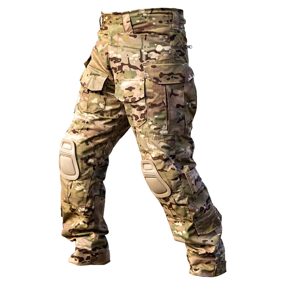 CP Style tactical pant with Knee and Elbow Pads Camouflage trousers Multicam G3 combat pants